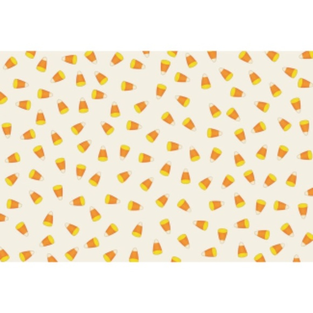 Hester & Cook Candycorn Halloween Paper Placemats pack of 8